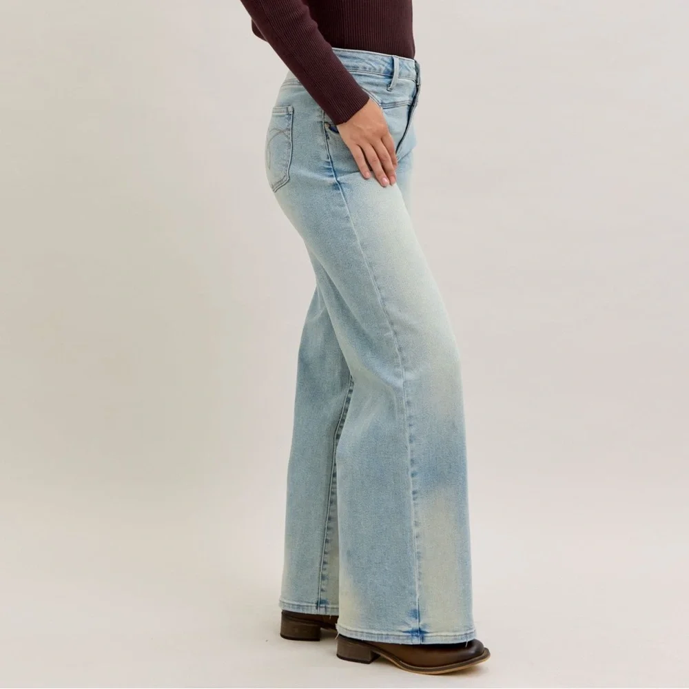 NEW🎉 Judy Blue High Waist Column Straight Jeans - Picture 8 of 12